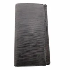 ルイヴィトン LOUIS VUITTON M61816 エピ ポルトフォイユ ブラザ 長財布 ロングウォレット レザー ロゴ 札入れ 小銭入れ 黒 ブラック /VU● 0121