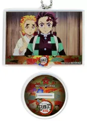 【中古】雑貨 竈門炭治郎＆煉獄千寿郎 アクリルスタンドキーホルダー 「Blu-ray/DVD 鬼滅の刃 遊郭編 第一巻」 ソフマップ・アニメガ購入特典