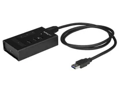 【新品・3営業日で発送】スターテック 4ポートUSBハブ 金属ケース USB-A - 3X USB-A／ 1X USB-C USB 3.0