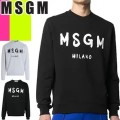 2024年最新】msgm エムエスジーエム メンズクルーネックトレーナーの