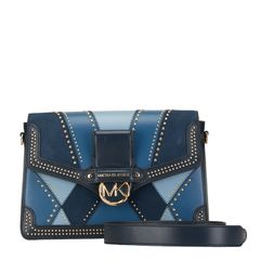 マイケルコース スタッズ ブルー レザー レディース Michael Kors【1-0158618】