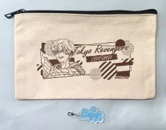 【中古】雑貨 松野千冬 キャンバスポーチ(チャーム付き) 猫といっしょver. 「東京リベンジャーズ」 アニメイト限定