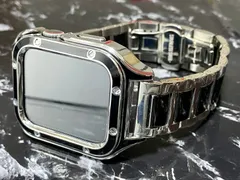 SB 8スクリュー アップルウォッチ ステンベルト セラミック　保護　カバー　ケース メンズ レディー  Apple Watch バンド