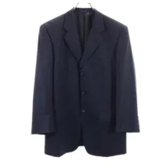 ポールスミスコレクション 日本製 ウール テーラードジャケット M ネイビー PAUL SMITH COLLECTION ブレザー メンズ 古着 【231107】