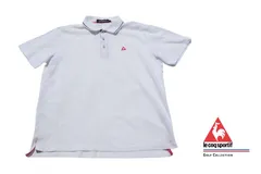 【中古】ルコックスポルティフゴルフ｜LE COQ SPORTIF GOLF｜半袖ポロシャツ｜QG2585｜メンズゴルフウェア｜L