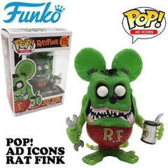 【ラットフィンク フィギュア FUNKO POP!】グリーン 標準カラー RAT FINK ソフビ 送料無料 人形 メルカリShops 還元キャンペーン アメリカ雑貨@のサムネイル