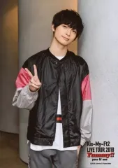 【中古】生写真(ジャニーズ) Kis-My-Ft2/玉森裕太/膝上・衣装黒白ピンク・右手ピース・体正面/「Kis-My-Ft2 LIVE TOUR 2018 Yummy!! you＆me」オリジナルフォト