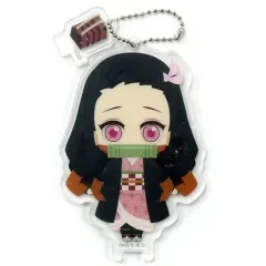 【中古】食玩 雑貨 2.竈門禰豆子 「鬼滅の刃 全員集中!みつめてアクリルチャーム」