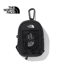 THE NORTH FACE ノースフェイス ミニ スーパーパック ポーチ 小物入れ カラビナ付 ギフト ブラック色 海外限定