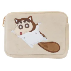 【メール便】クレヨンしんちゃん ミニポーチ ミニティッシュポーチ なりきりアニマル むささび エスケイジャパン 小物入れ　ポケットティッシュケース アニメキャラクター グッズ 