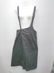 ◇ SM2 サマンサ モスモス カジュアル ジャンパースカート ロング 台形 スカート サイズF ブラック レディース P  【1310020011474】