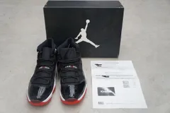 国内正規 新品 2012年製 NIKE ナイキ AIR JORDAN 11 RETRO BRED エアジョーダン レトロ イレブン ハイカット スニーカー 378037-010 923P♪