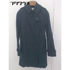 ◇ ◎ BEAUTY & YOUTH UNITED ARROWS ウエストベルト付き 長袖 コート サイズS ネイビー系 レディース  【中古】 【1202240002427】