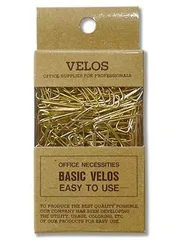 ベロス Vゼムクリップ ニューパック 小 GF-103V ゴールド 40g [V型小(ゴールド)40g]