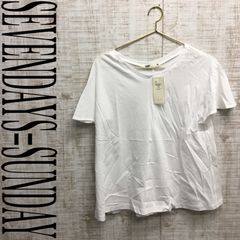SEVENDAYS=SUNDAY　半袖Tシャツ　白色　サイズF　新品