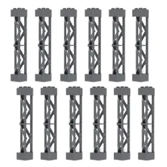 「在庫わずか」3角柱 12本 屋根 基礎板 互換性 パーツ セット ブロック クラシック 柱 INIBUD