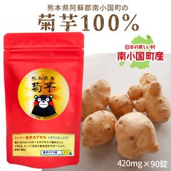 菊芋粉 スーパー菊芋カプセル 菊芋パウダー 1袋90錠入り 1錠422mg 菊芋 国内製造 熊本県産 阿蘇郡 南小国町