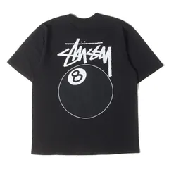 【美品】STUSSY ステューシー Tシャツ サイズ:L / ピグメント加工 8ボール クルーネック Tシャツ / ブラック 黒 / トップス カットソー 半袖【メンズ】【中古】