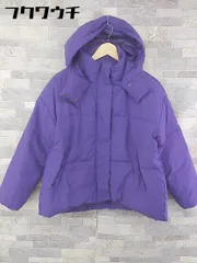 ■ NAVY ネイビー 長袖 中綿 ジャケット サイズL パープル レディース 【中古】 【1103250032759】のサムネイル