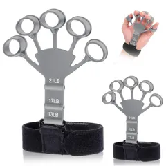 【新着商品】トレーニング 人間工学に基づいたデザイン 握力 指トレ ２個セット 【メーカー30日付き】 パワーフィンガーグリップ ハンドグリップ Catsobat