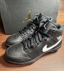 LION ジョーダン 1 ミッドTD野球スパイク未使用size 27.5㎝ エア ジョーダン 1 NIKE Jordan Mid TD Black/White/Black