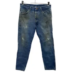 RUSTLER デニムパンツ W34 ブルー ラスラー ジップアップ メキシコ製 カジュアル アメカジ ジーンズ 古着卸 アメリカ仕入 2506-606