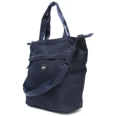 AIGLE エーグル バッグ トート ショルダー 肩掛け 斜め掛け 2WAY A4 ファスナー ナターシャ ナイロン 240101 ネイビー 紺 カバン ブランド カジュアル シンプル【レディース】のサムネイル
