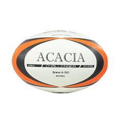 新品 AcaciA ラグビーボール 5号 Brave A-501-C ダブルアクション式 空気入れ （ハンドポンプ） 空気針付き 一般・大学・高校・中学校用のラグビーボール5号球