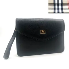 美品！バーバリーブラックレーベル　黒 キャンバス レザー セカンドクラッチバッグ 楽天市場】バーバリー ブラックレーベル セカンドバッグの通販