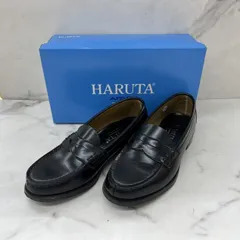 HARUTA ARVIN ハルタ 黒 ブラック ローファー GJRD 4514 23EE