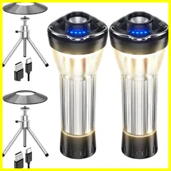 【2個セット・新登場】LED ランタン TOWAJI キャンプ ランタン・小型暖色懐中電灯・4つ点灯モード・2600mAH(180-370LM調節可能)・IPX4防水防塵・ランタン led 充電式・キャンプ ライト・超軽量92g・光量調節 ・スームルーム ラン