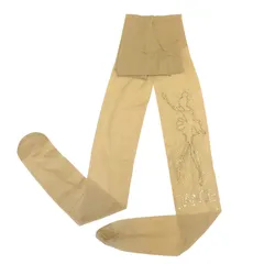 ストッキング　光るストッキング　パンスト　タイツ　キラキラストッキング　スパンコール付きタイツ　スパンコール　女性用　輝くストッキング　ラインストン付きストッキング　 キラキラ 輝く レディース フリーサイズ 肌色　ベージュ  美少女柄