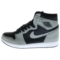 NIKE (ナイキ) Air Jordan 1 High OG Shadow 2.0 エアジョーダン1 ハイ OG シャドウ2.0 ハイカットスニーカー ブラック/グレー US10.5/28.5cm 555088-035