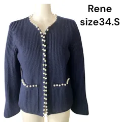 新品未使用 ルネ ウールニットカーディガン 34 2025年最新】Yahoo