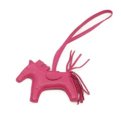 【栄】エルメス ロデオPM ローズメキシコ チャーム Y刻 2020年製造 ピンクレッド系 小物 その他 本体品のみ