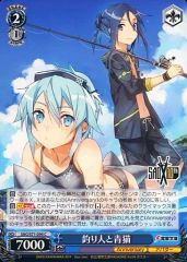 [중고] Weiss Schwarz SAO / S71-094 [C] : 낚시꾼과 파랑 고양이