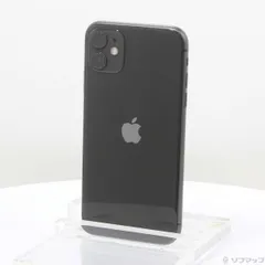〔中古品〕 iPhone11 64GB ブラック NWLT2J／A SIMフリー【344】