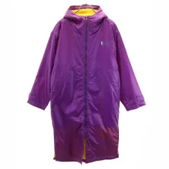 NBA オールド バックロゴ ロサンゼルス・レイカーズ 中綿 ベンチコート M パープル NBA 裏ボア Los Angeles Lakers メンズ