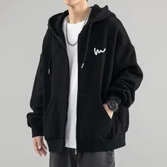 パーカー スウェット ライトアウター メンズ ジップアップ パーカー 長袖 薄手 秋 トップス フード付き おしゃれ メンズ シンプル カジュアル 無地 春 秋 通学 ファッション xzjhraj#