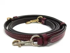 COACH コーチ レザー バッグ用 ショルダーストラップ クロスボディ 斜め掛け レディース ボルドー系 DI0959