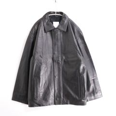 【新品】SOPHNET. ソフネット L メンズ レザージャケット 24AW LEATHER JACKET SOPH-240000 黒 新品 古着