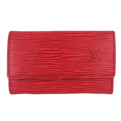 LOUIS VUITTON ルイヴィトン ミュルティクレ6 エピ レッド 6連キーケース レザー スペイン製 rk10369