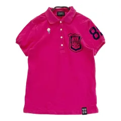 サイズ：0 PEARLY GATES パーリーゲイツ  半袖ポロシャツ プリント  ピンク系 [240101471408] ゴルフウェア レディース ストスト