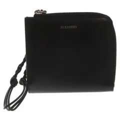 JIL SANDER (ジルサンダー) ロゴ入り ジップ レザー コインケース 財布 J28UI0003 P6487 ブラックのサムネイル
