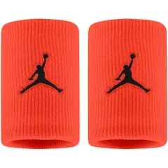NIKE ナイキ JORDAN ジョーダン ジャンプマン リストバンド 2個入り 汗拭き 手首 JD1007 801カラー チームオレンジ/ブラック