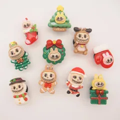 57 ラブブ クリスマス クロッグサンダル　ジビッツ　10点セット　クロックス　サンダルチャーム