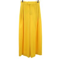 BOTTEGAVENETA ボッテガヴェネタ イタリア製 ワイドパンツ 34 イエロー レディース 古着