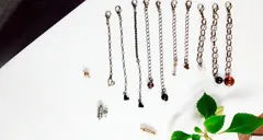 781アンティーク延長チェーン2本と    マグネット2個