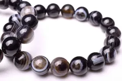 黒天眼石 10mm ブレスレット パワーストーン 天然石 _B793-10