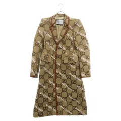 GUCCI (グッチ) ×Balenciaga×バレンシアガ ハッカー プロジェクト ジャンボGG コートジャケット ブラウン 676015のサムネイル
